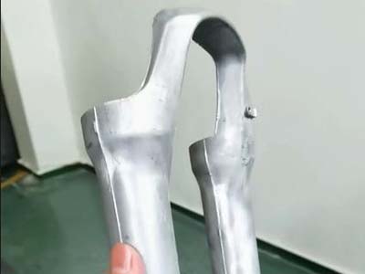 Before polishing equipment parts