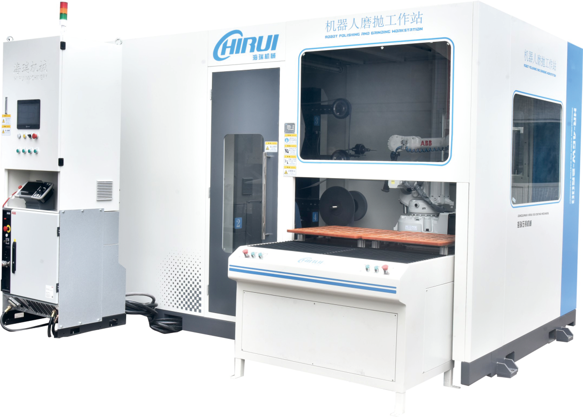 四工位拋光打磨去毛刺一體工作站